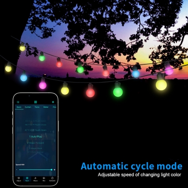 LED户外灯 - HCP029  G40水晶彩色灯串